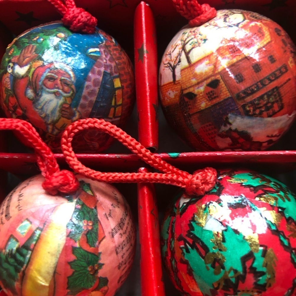 Vintage Christmas Ornament Set - Picture 3 of 10